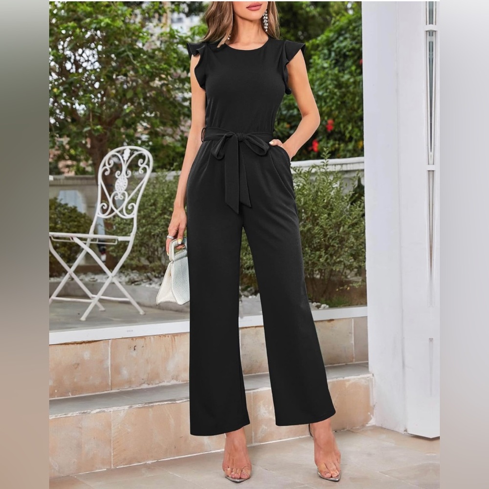 Women’s Black Jumpsuit. SZ XL